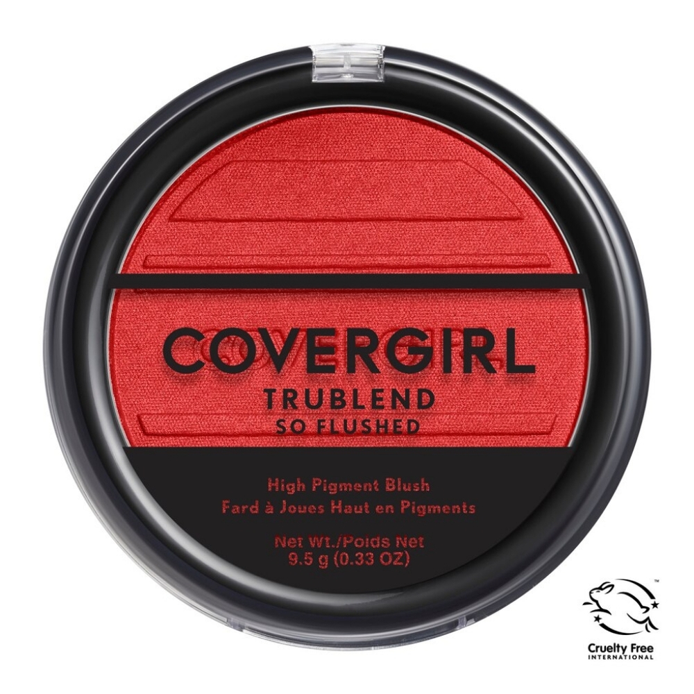 *3/15* NEW CoverGirl TrueBlend So Flushed High Pigment Blush Hot Frenzy 345 Red